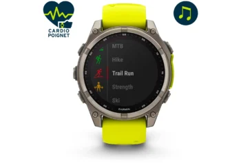 Montre connectée Garmin Fenix 8 Solar Sapphire Titane 47mm