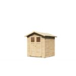 Abri de jardin Dahme 3 de 3,31m² panneaux bois 14mm - Karibu