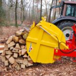 Fagoteuse de bûches FAGOMATIC BU PRO à basculement hydraulique, avec support pour bobines, RABAUD