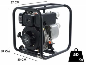 Motopompe thermique Blackstone BD 8000 raccords 80 mm – 3 pouces – auto-amorçage – 6 Hp – Euro 5 diesel