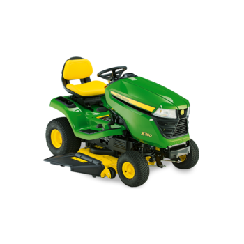 Tondeuse autoportée à éjection latérale JOHN DEEERE X350